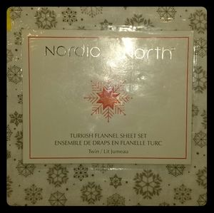 Nordic North Twin Flannel Sheet